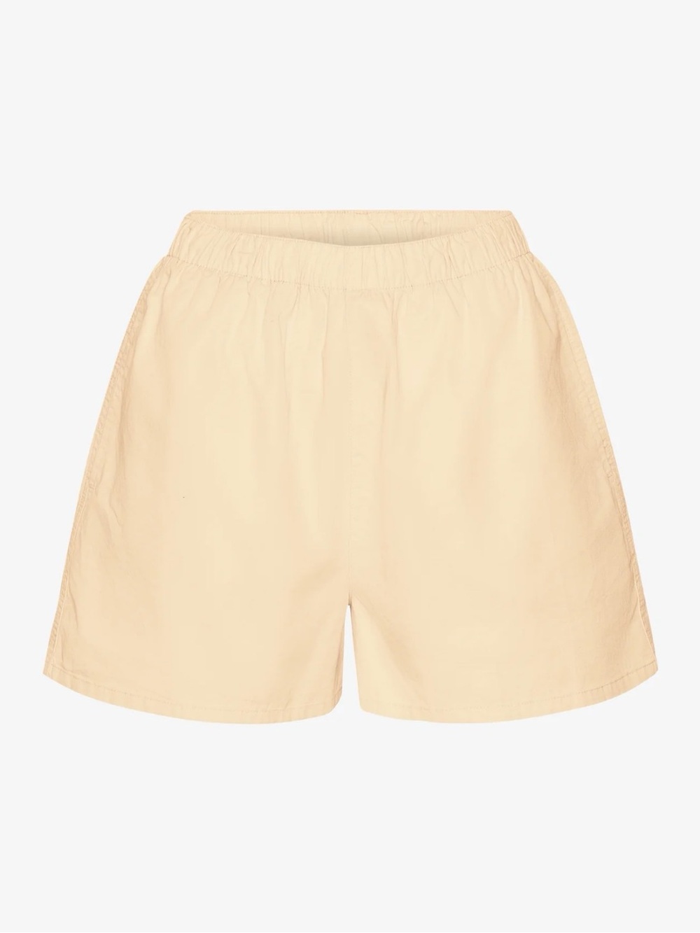 Colorful Standard Women’s Organic Twill Shorts - Soft Yellow - Size S